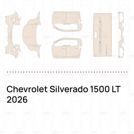Voorgesneden PPF Chevrolet Silverado 1500 LT 2026