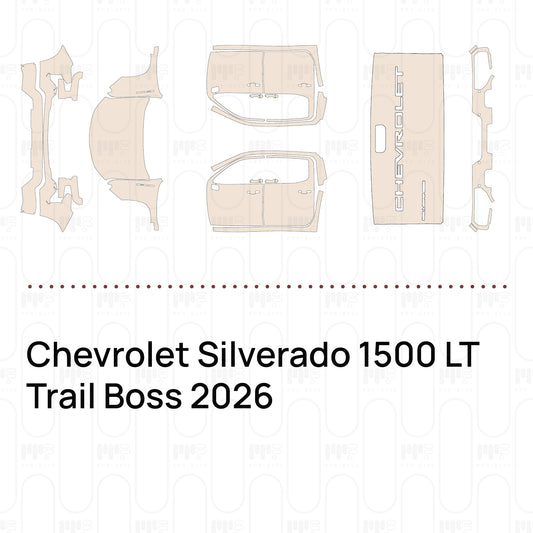 Voorgesneden PPF Chevrolet Silverado 1500 LT Trail Boss 2026