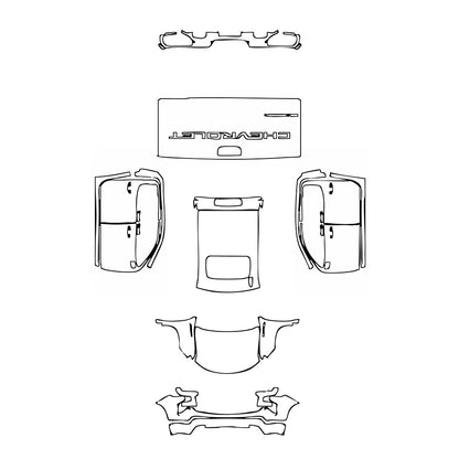 Pre-Cut PPF Chevrolet Silverado 1500 WT 2022 - PPF-Kits