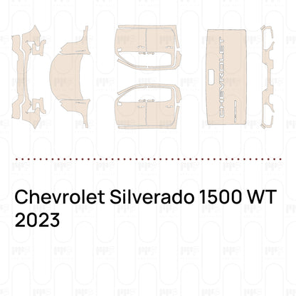 Voorgesneden PPF Chevrolet Silverado 1500 WT 2023