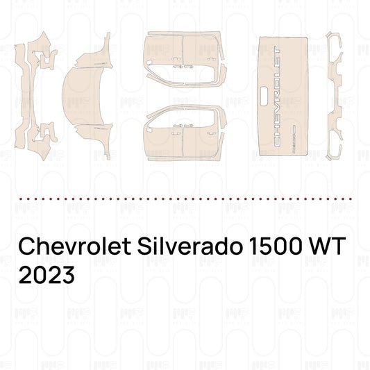 Voorgesneden PPF Chevrolet Silverado 1500 WT 2023
