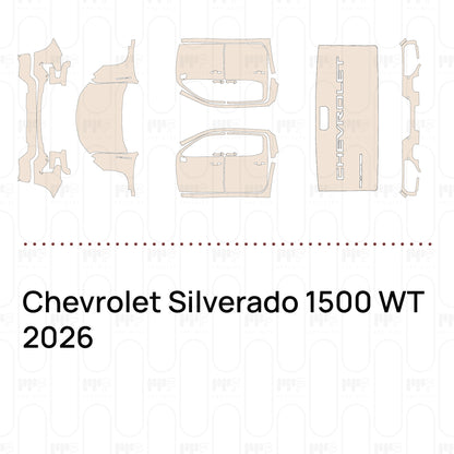 Voorgesneden PPF Chevrolet Silverado 1500 WT 2026