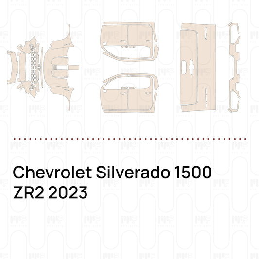 Voorgesneden PPF Chevrolet Silverado 1500 ZR2 2023