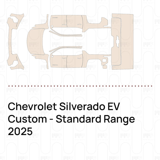 Voorgesneden PPF Chevrolet Silverado EV Custom - Standard Range 2025