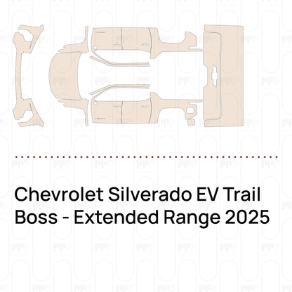 Voorgesneden PPF Chevrolet Silverado EV Trail Boss - Extended Range 2025