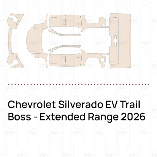 Voorgesneden PPF Chevrolet Silverado EV Trail Boss - Extended Range 2026