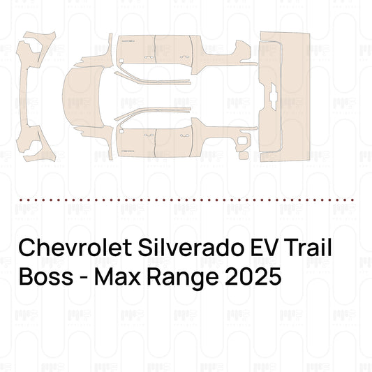 Voorgesneden PPF Chevrolet Silverado EV Trail Boss - Max Range 2025