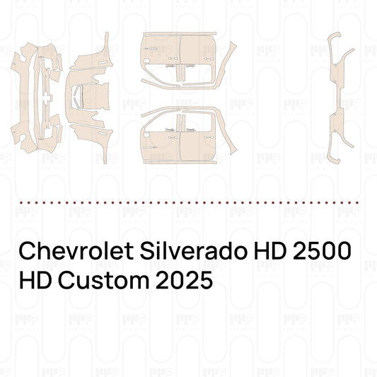 Voorgesneden PPF Chevrolet Silverado HD 2500 HD Custom 2025
