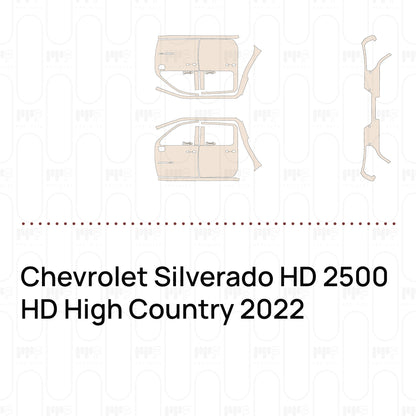 Voorgesneden PPF Chevrolet Silverado HD 2500 HD High Country 2022