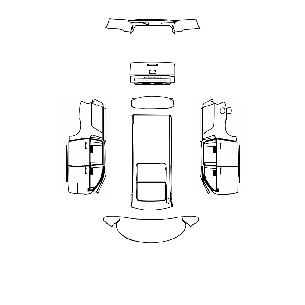 Pre-Cut PPF Chevrolet Suburban Z71 2022 - PPF-Kits