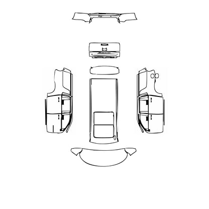 Pre-Cut PPF Chevrolet Suburban Z71 2022 - PPF-Kits
