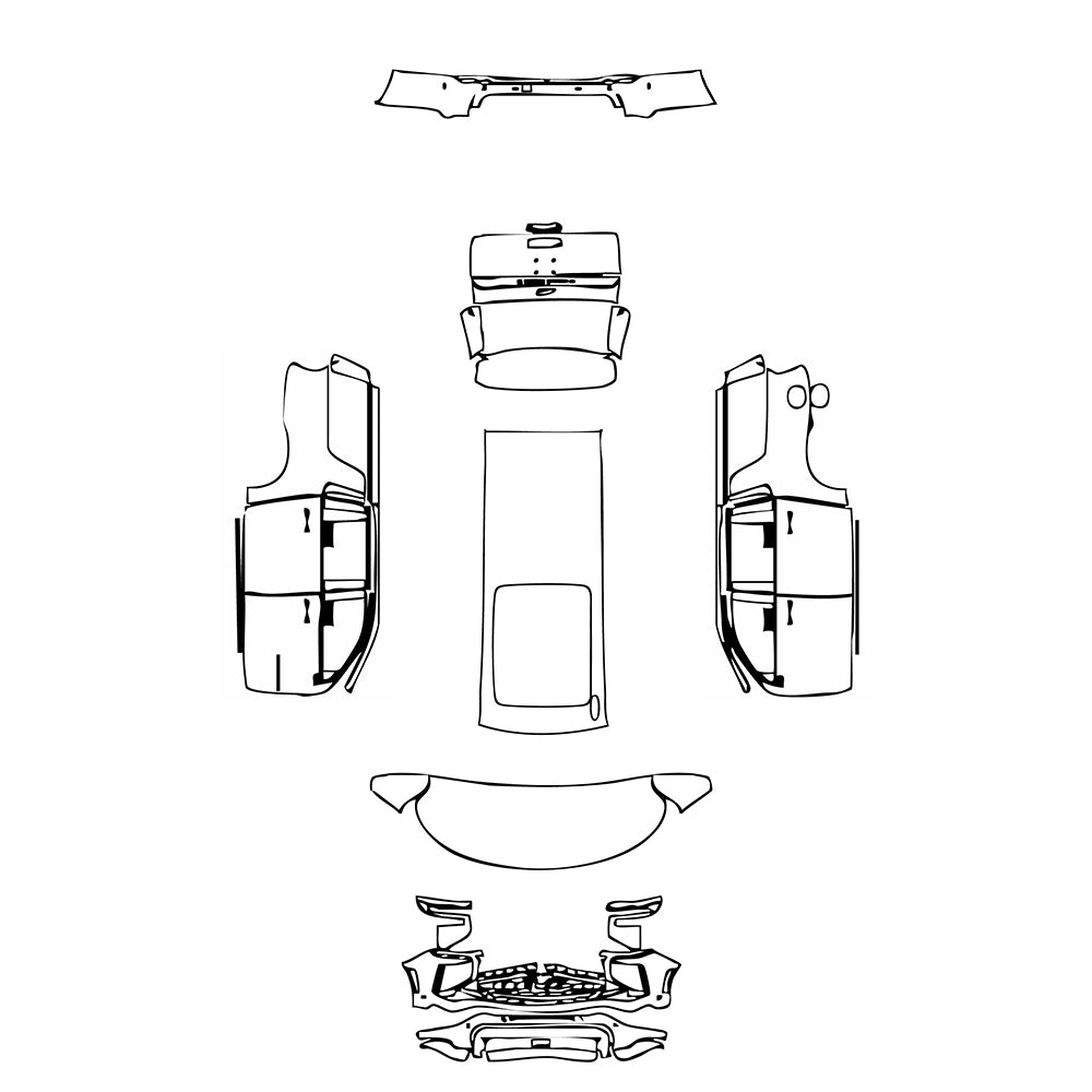 Pre-Cut PPF Chevrolet Suburban Z71 2025 - PPF-Kits
