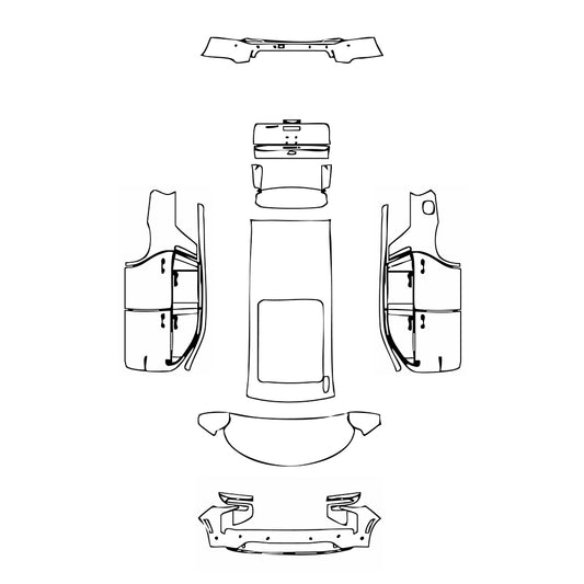 Voorgesneden PPF Chevrolet Tahoe High Country 2025