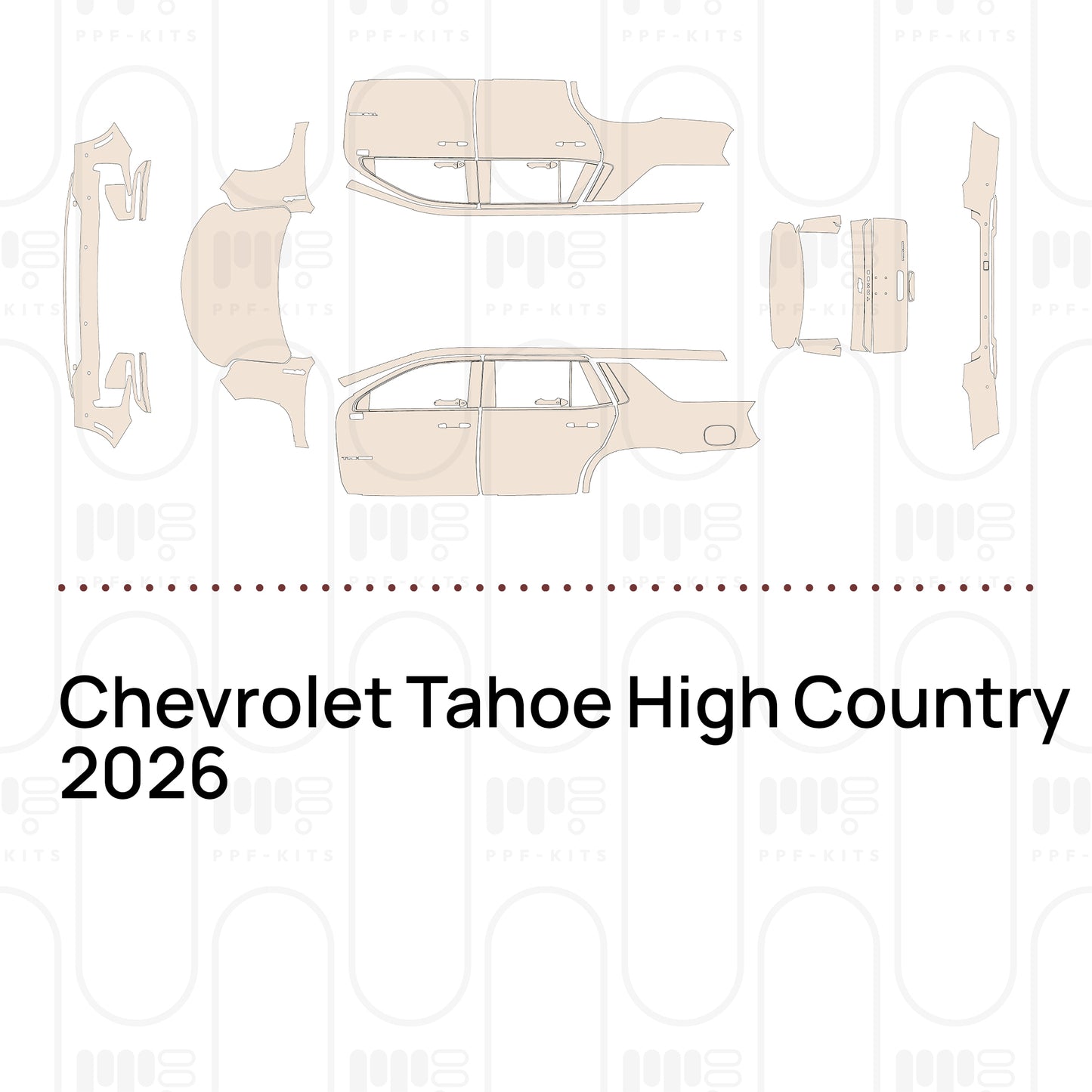 Voorgesneden PPF Chevrolet Tahoe High Country 2026
