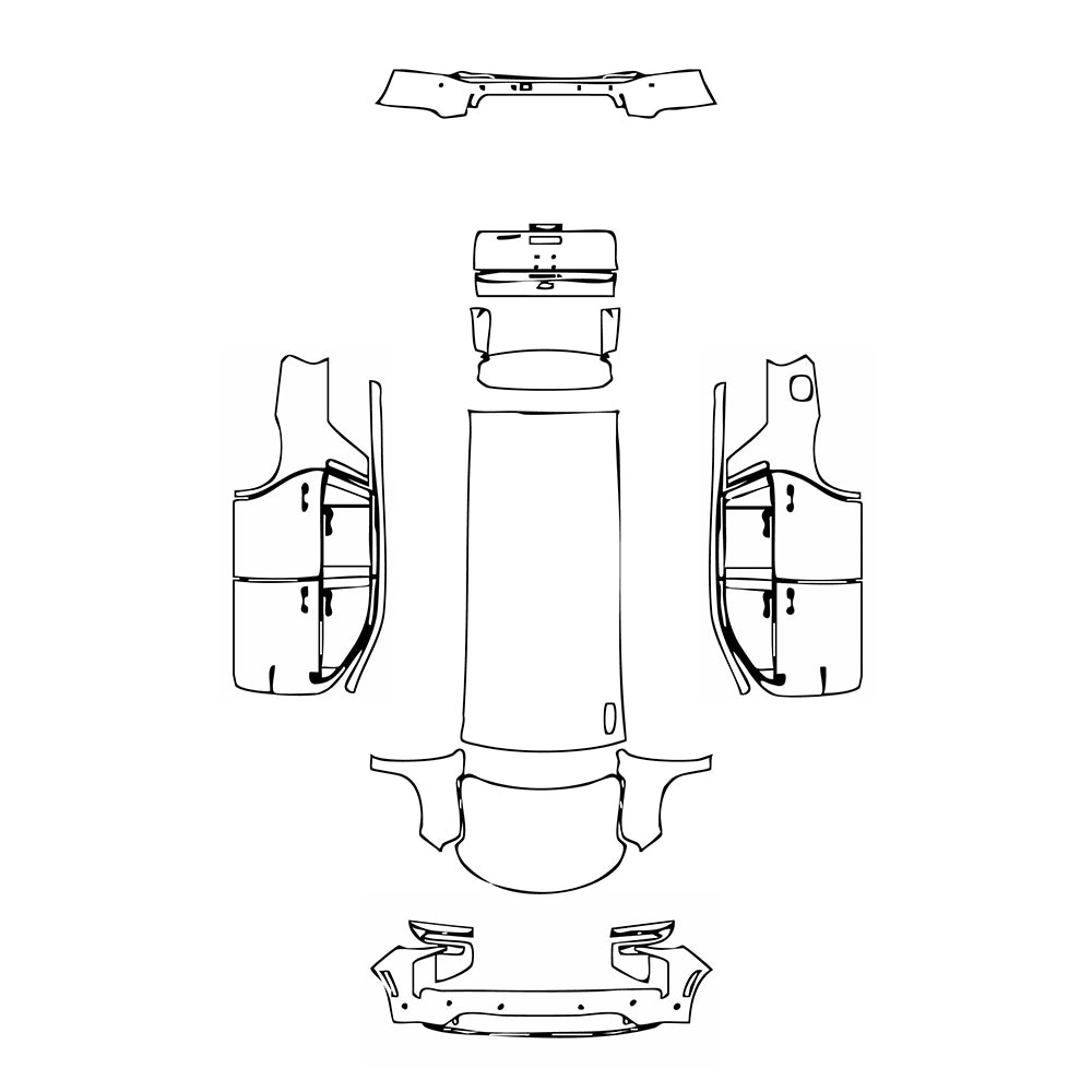 Pre-Cut PPF Chevrolet Tahoe LS 2025 - PPF-Kits