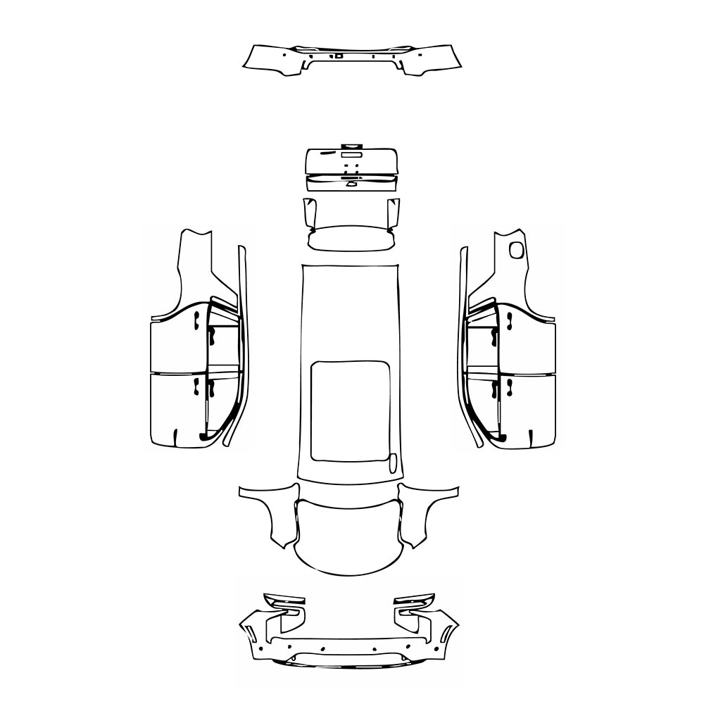 Pre-Cut PPF Chevrolet Tahoe LT 2025 - PPF-Kits