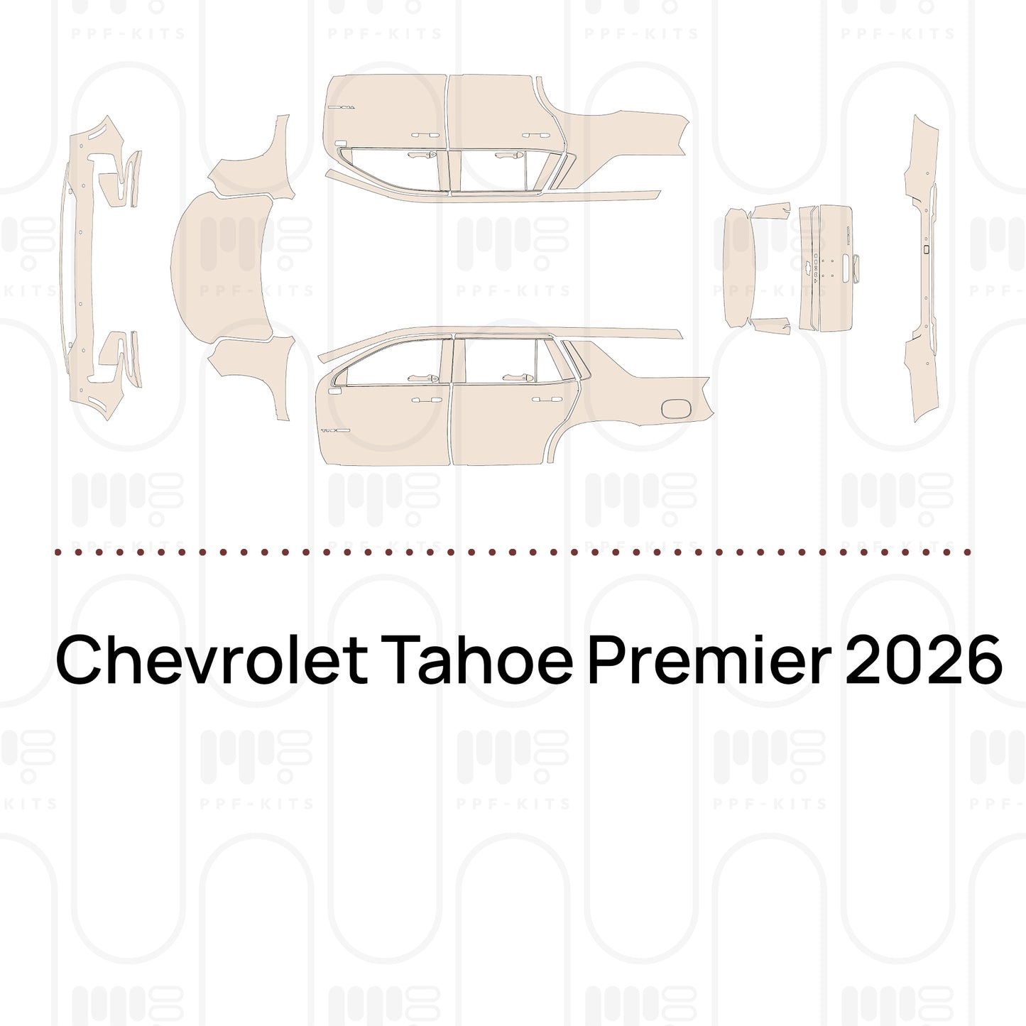 Voorgesneden PPF Chevrolet Tahoe Premier 2026