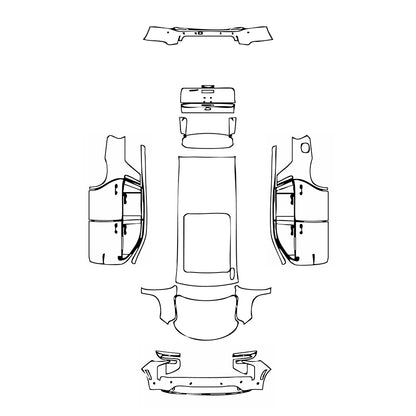 Pre-Cut PPF Chevrolet Tahoe RST 2025 - PPF-Kits