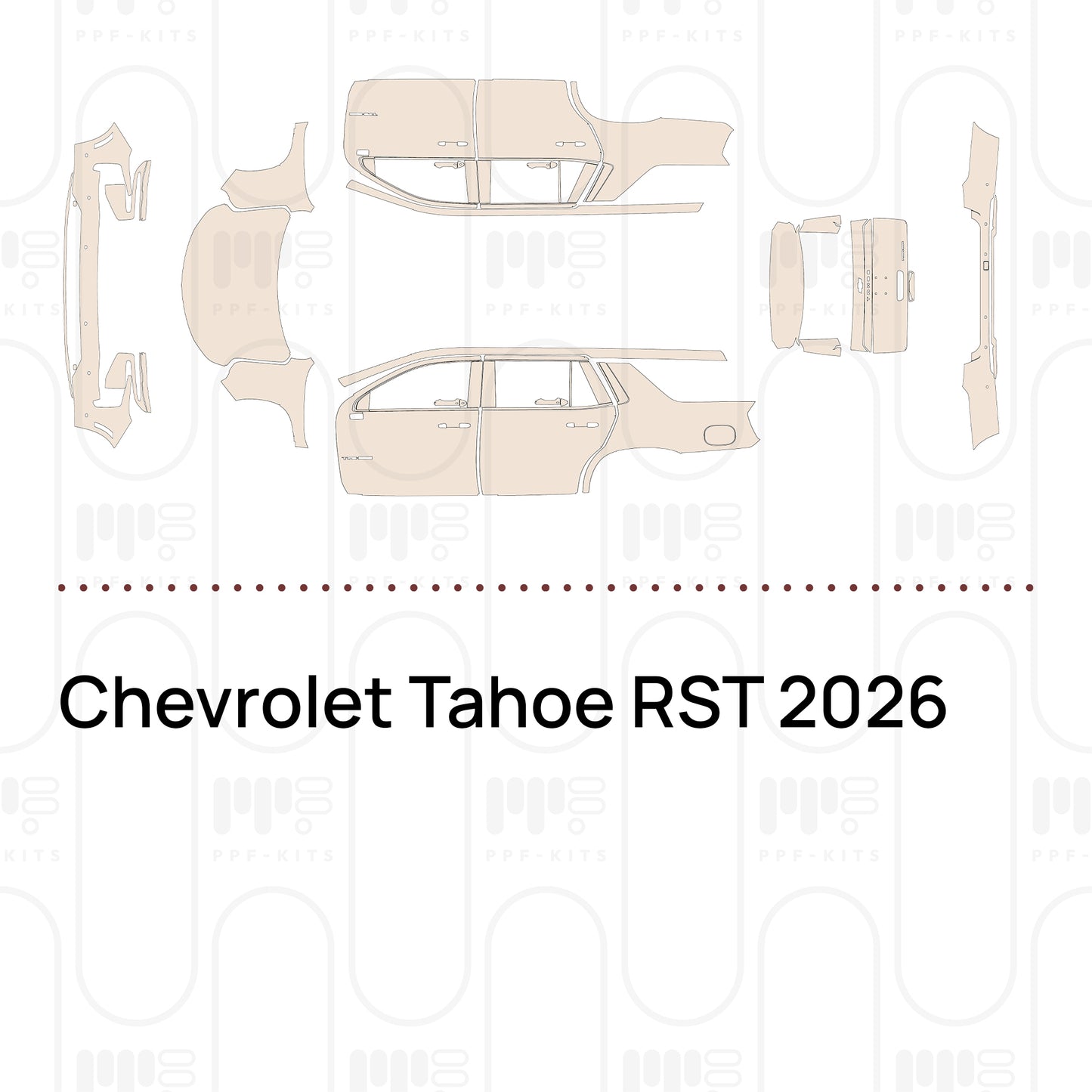 Voorgesneden PPF Chevrolet Tahoe RST 2026