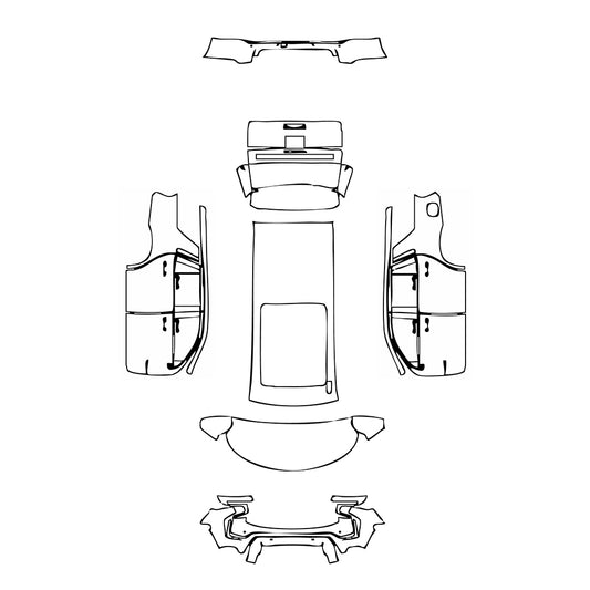 Pre-Cut PPF Chevrolet Tahoe Z71 2021 - PPF-Kits
