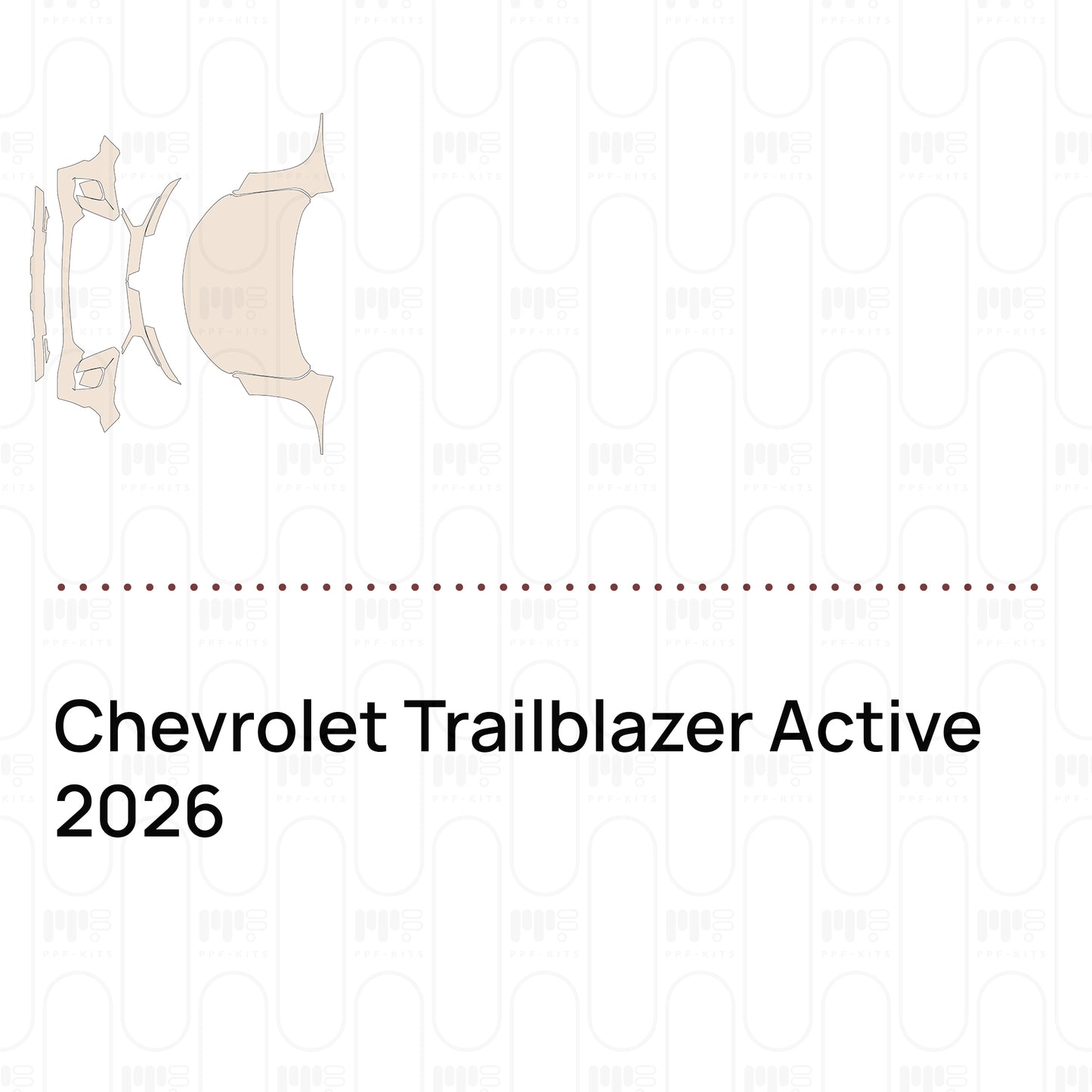 Voorgesneden PPF Chevrolet Trailblazer Active 2026