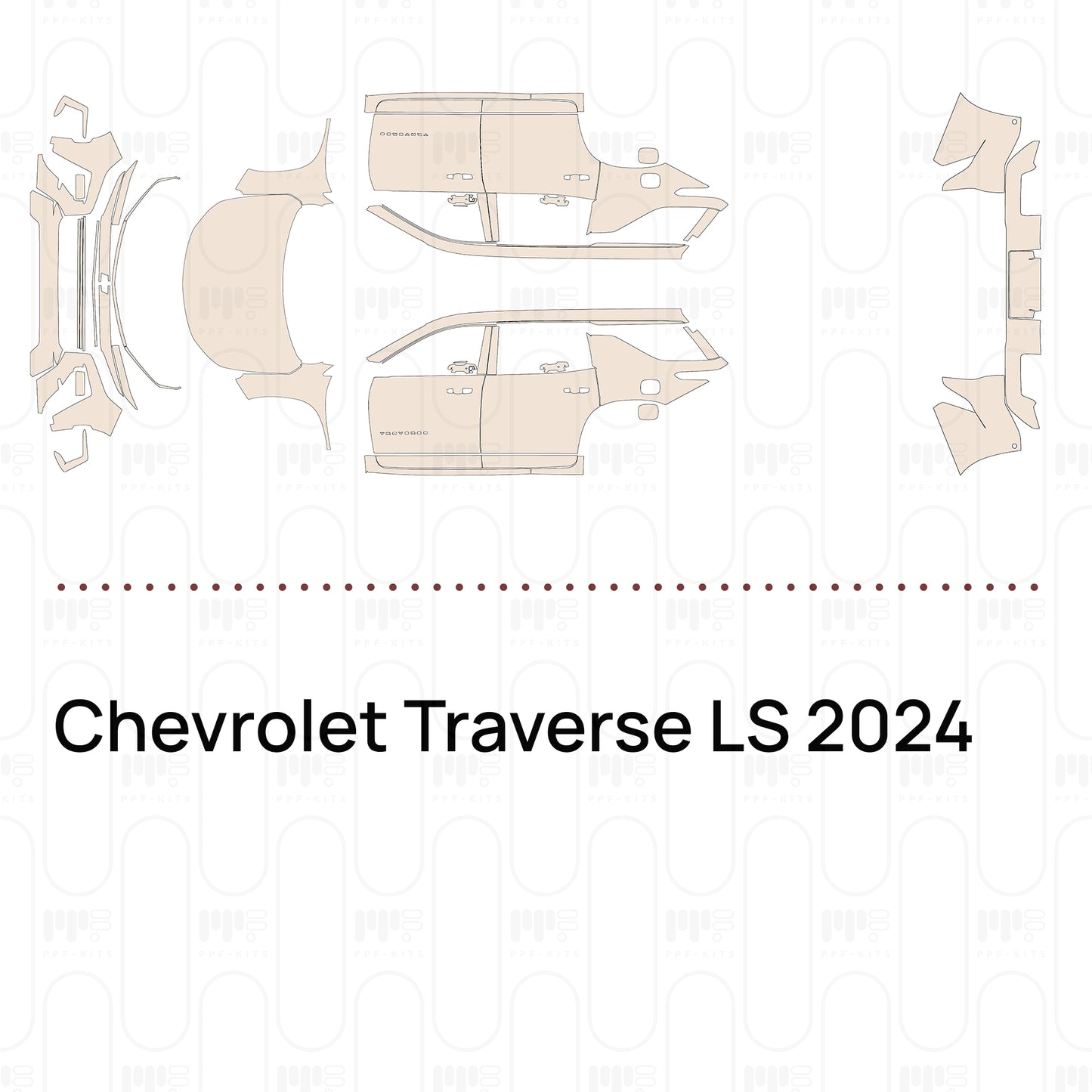 Voorgesneden PPF Chevrolet Traverse LS 2024