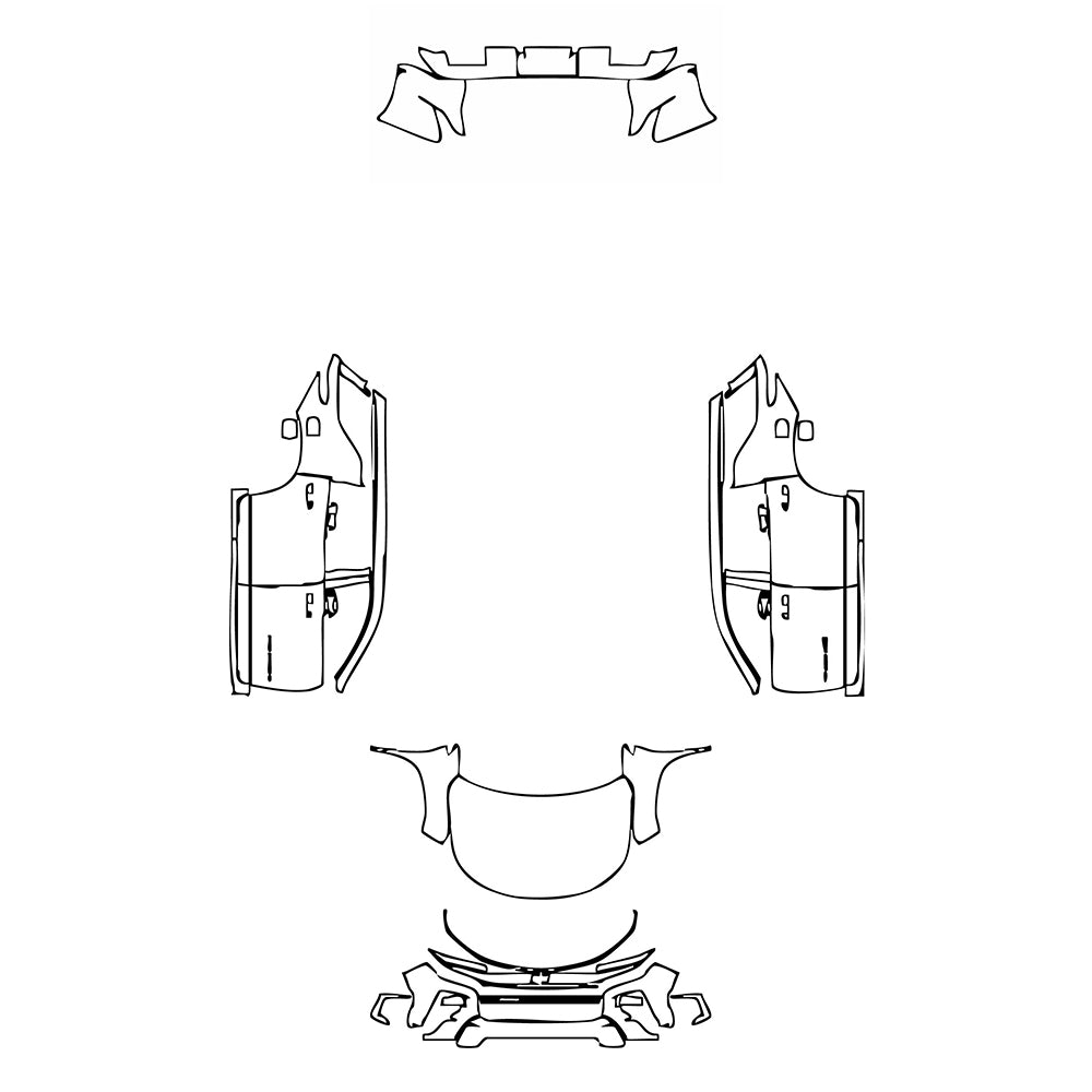Pre-Cut PPF Chevrolet Traverse LS 2025 - PPF-Kits
