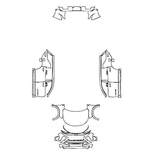 Pre-Cut PPF Chevrolet Traverse RS 2025 - PPF-Kits