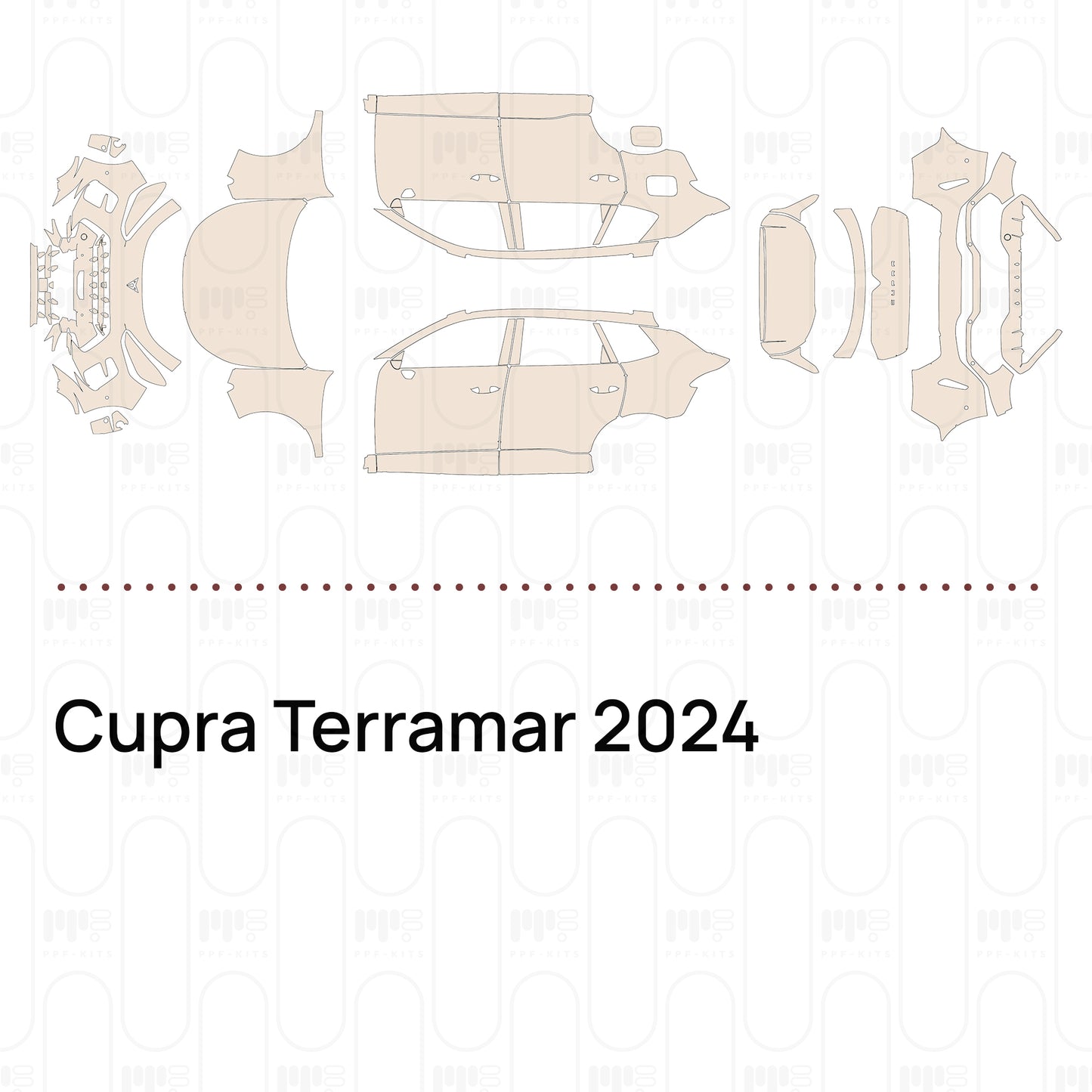 Voorgesneden PPF Cupra Terramar 2024