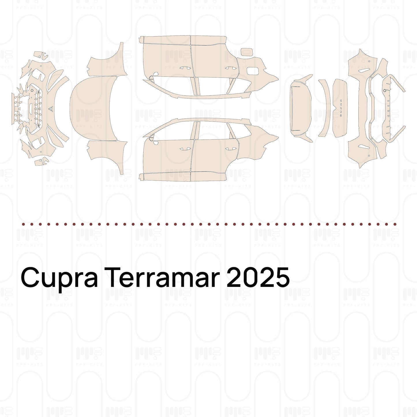 Voorgesneden PPF Cupra Terramar 2025