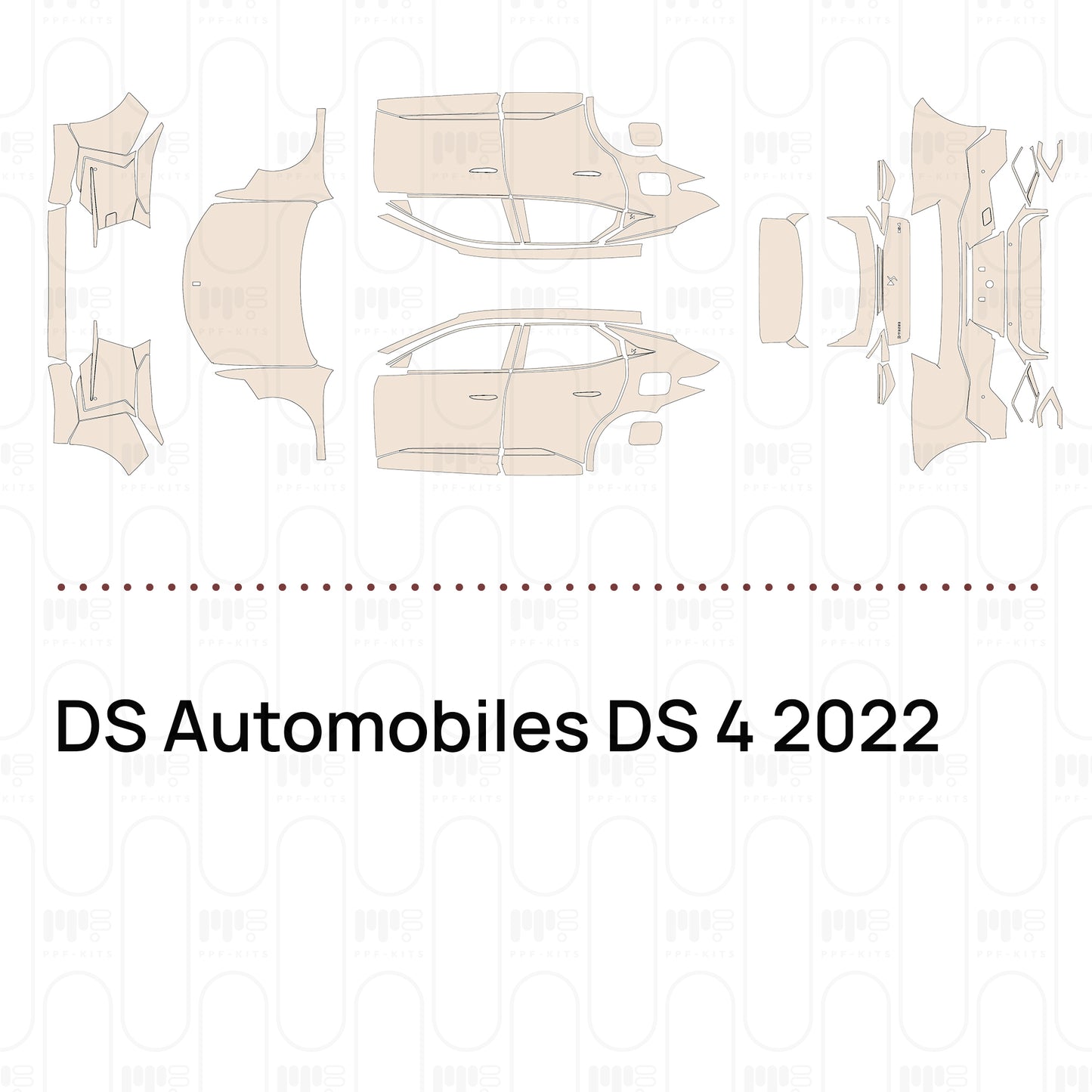 Voorgesneden PPF DS Automobiles DS 4 2022