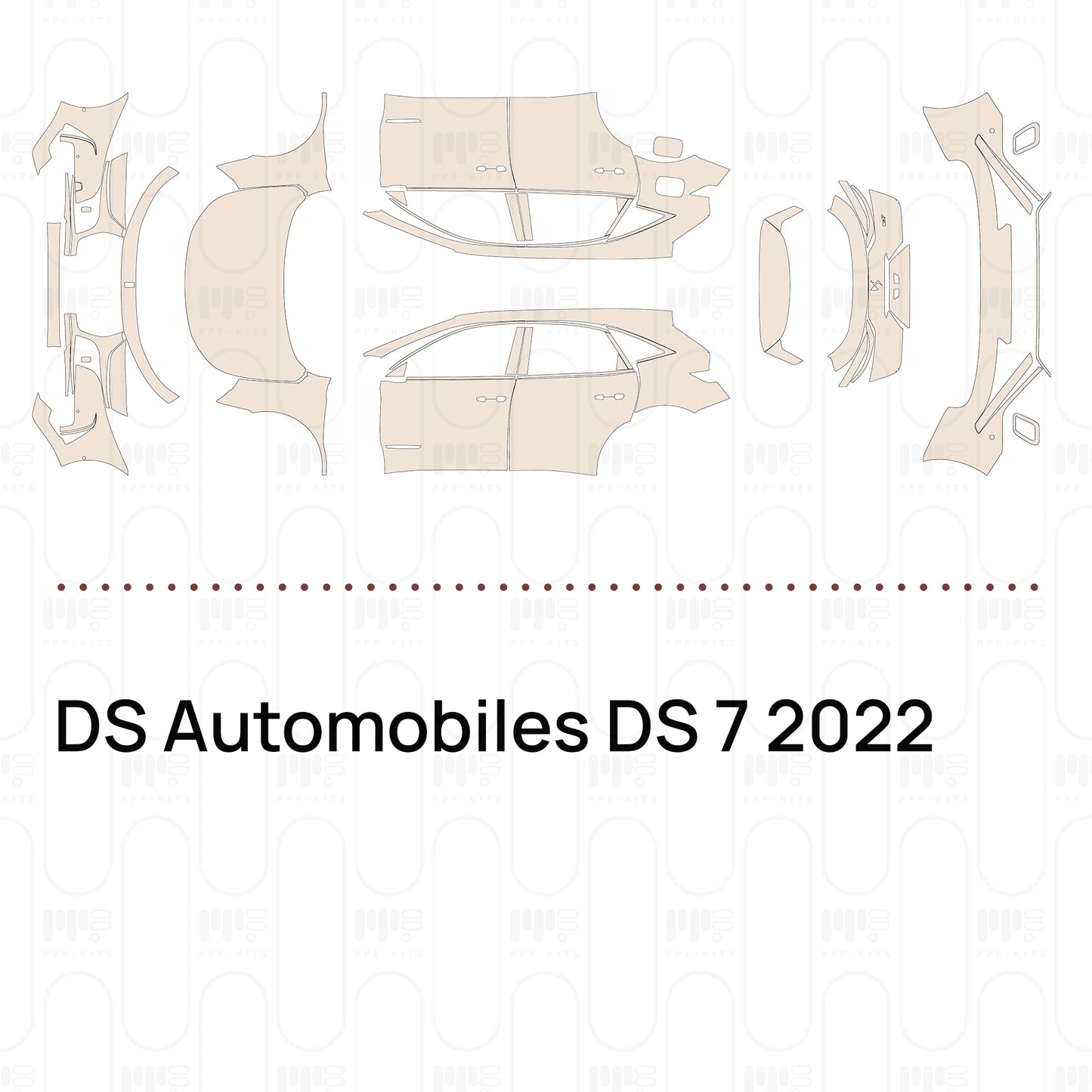 Voorgesneden PPF DS Automobiles DS 7 2022