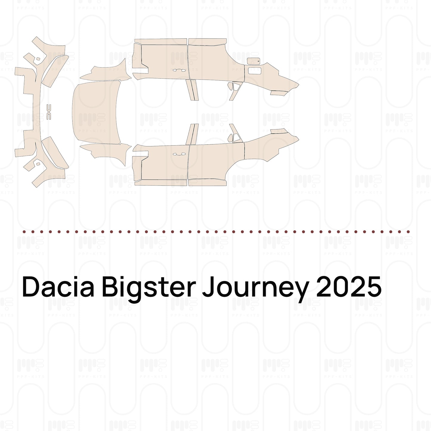 Voorgesneden PPF Dacia Bigster Journey 2025