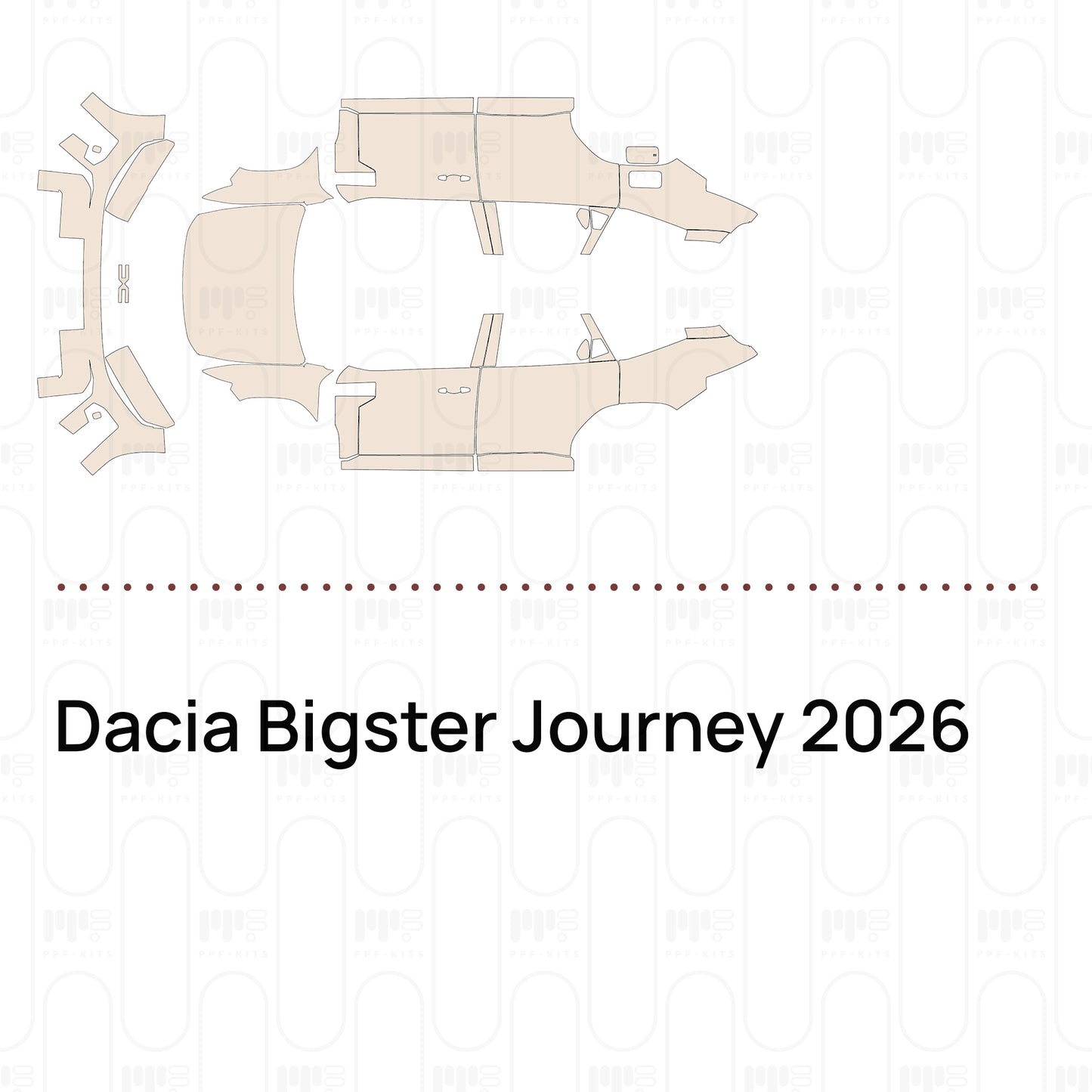 Voorgesneden PPF Dacia Bigster Journey 2026