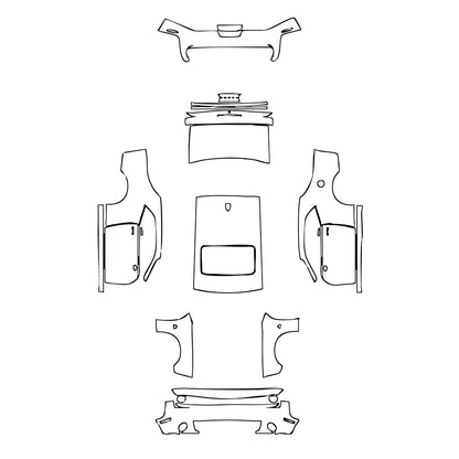 Pre-Cut PPF Dodge Challenger Standard body R T SCAT PACK 2023 - PPF-Kits