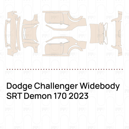 Voorgesneden PPF Dodge Challenger Widebody SRT Demon 170 2023