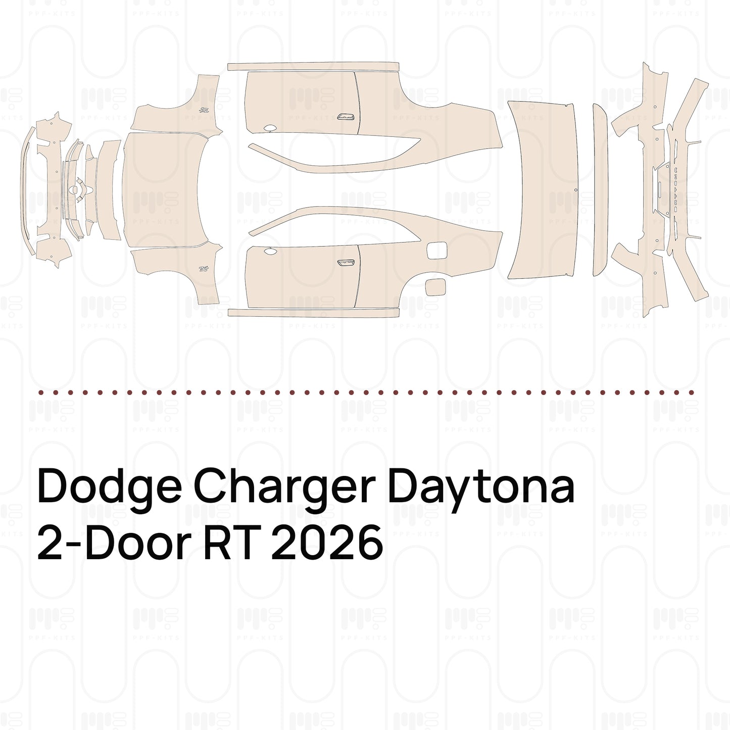 Voorgesneden PPF Dodge Charger Daytona 2-Door RT 2026