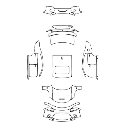 Pre-Cut PPF Dodge Charger Standard body SCAT PACK 2021 - PPF-Kits