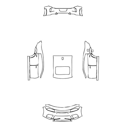 Pre-Cut PPF Dodge Charger Widebody SRT HELLCAT REDEYE 2021 - PPF-Kits