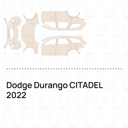 Voorgesneden PPF Dodge Durango CITADEL 2022