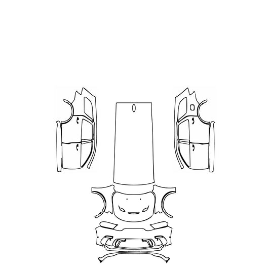 Pre-Cut PPF Dodge Durango SRT 392 2024 - PPF-Kits