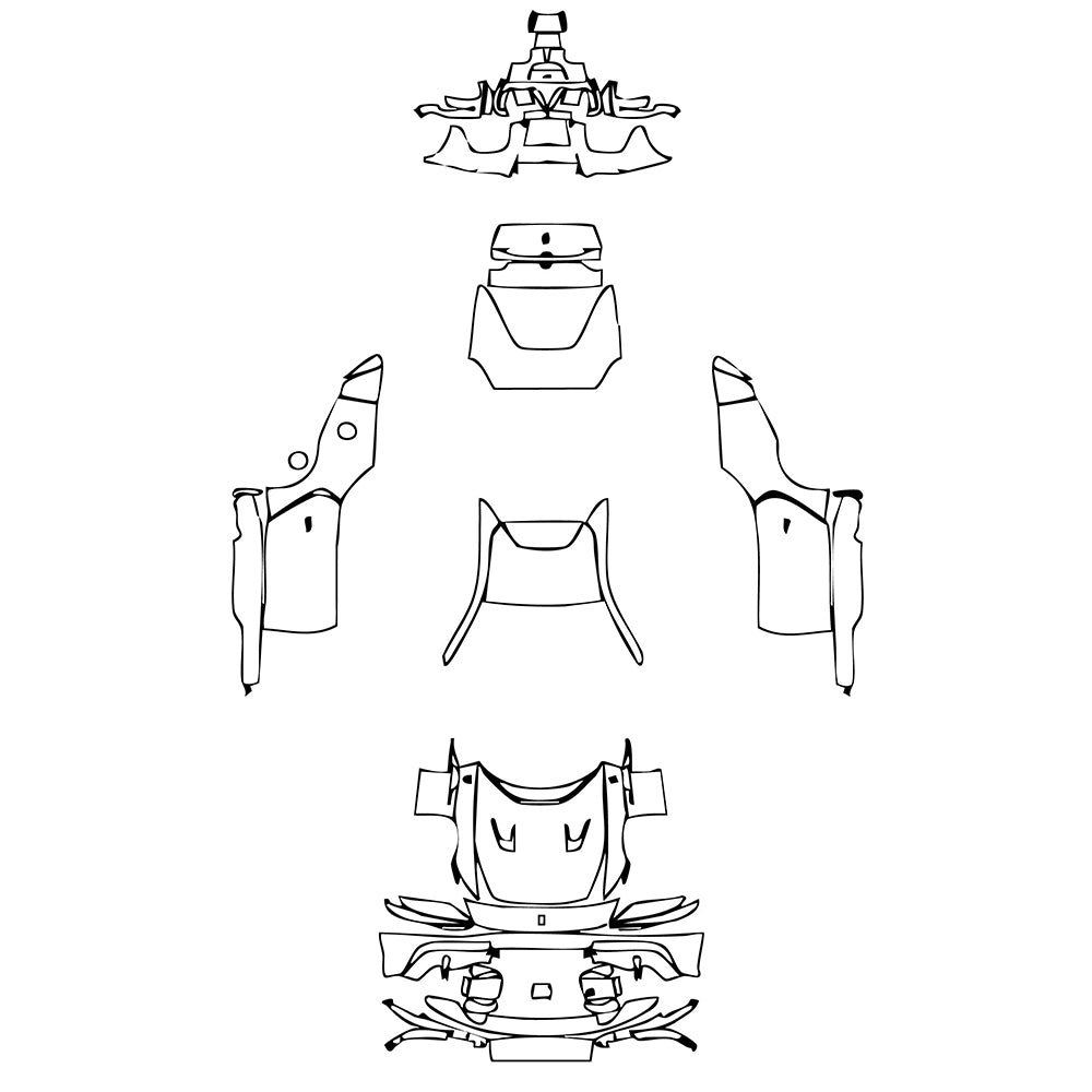 Pre-Cut PPF Ferrari 12Cilindri 2025 - PPF-Kits