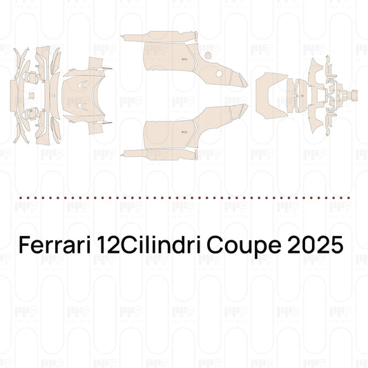 Voorgesneden PPF Ferrari 12Cilindri Coupe 2025