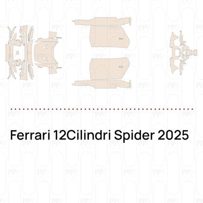 Voorgesneden PPF Ferrari 12Cilindri Spider 2025