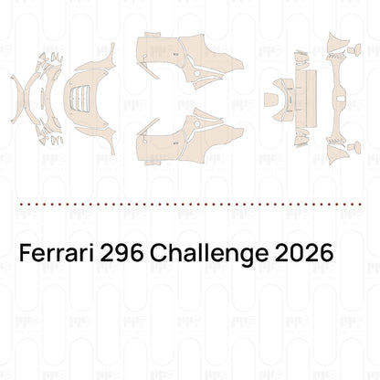 Voorgesneden PPF Ferrari 296 Challenge 2026