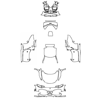 Pre-Cut PPF Ferrari 296 GTB 2024 - PPF-Kits