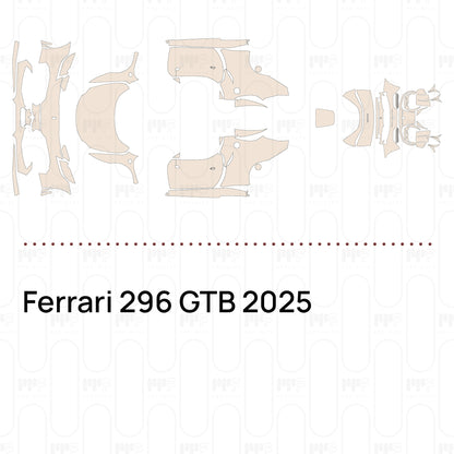 Voorgesneden PPF Ferrari 296 GTB 2025
