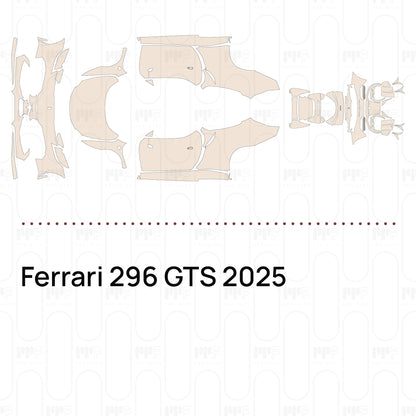 Voorgesneden PPF Ferrari 296 GTS 2025