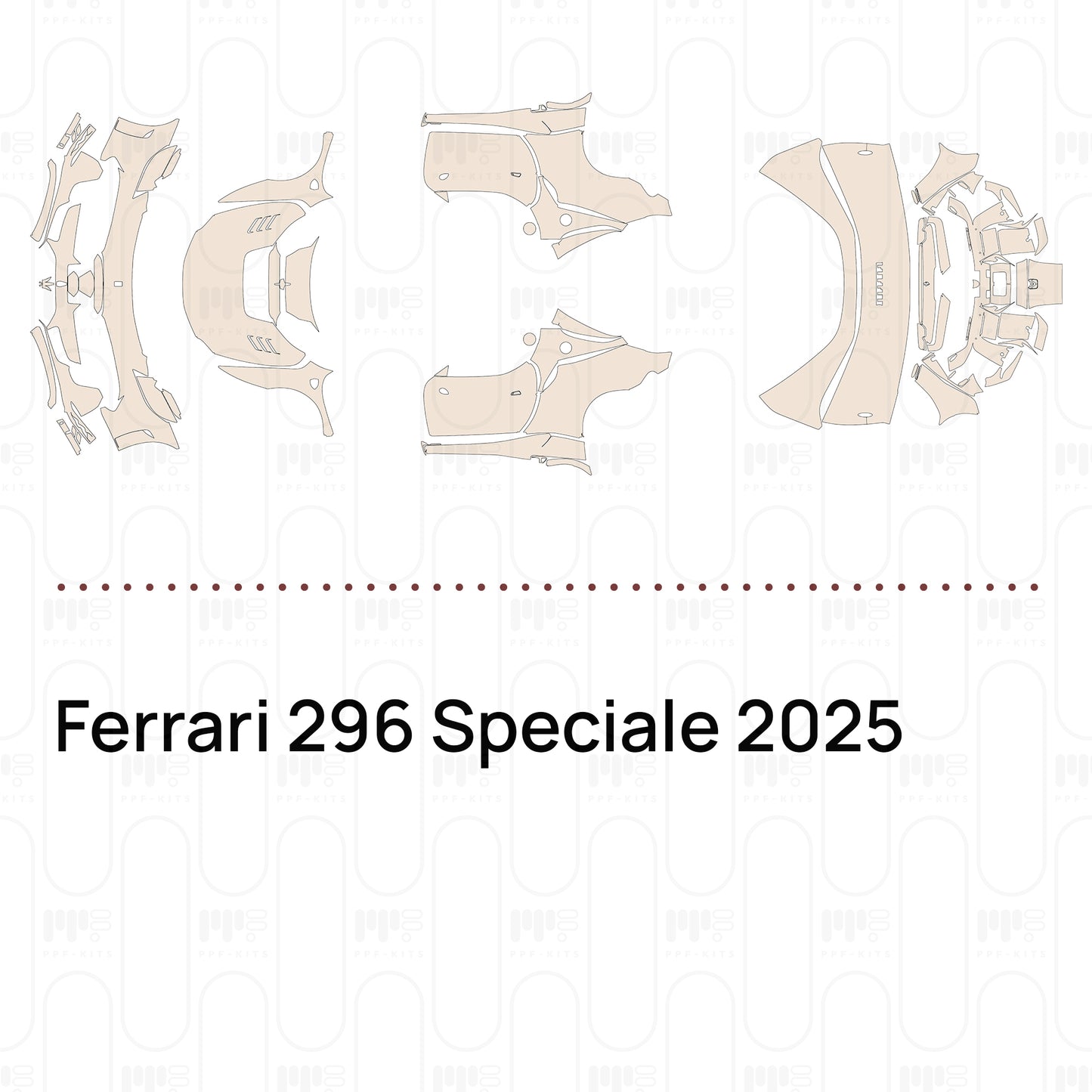 Voorgesneden PPF Ferrari 296 Speciale 2025