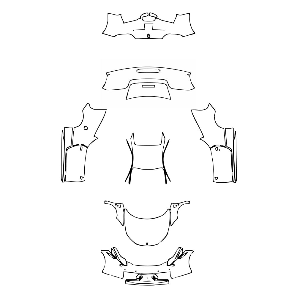 Pre-Cut PPF Ferrari 458 Italia 2014 - PPF-Kits